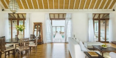 Cocoa Island - Accommodation - COMO Villa Living Room